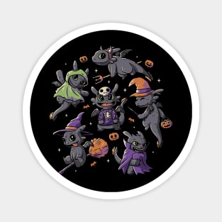 Halloween Dragons Cute Spooky Night Furys Magnet